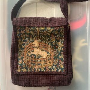 Unicorn Tapestry Crossbody Bag